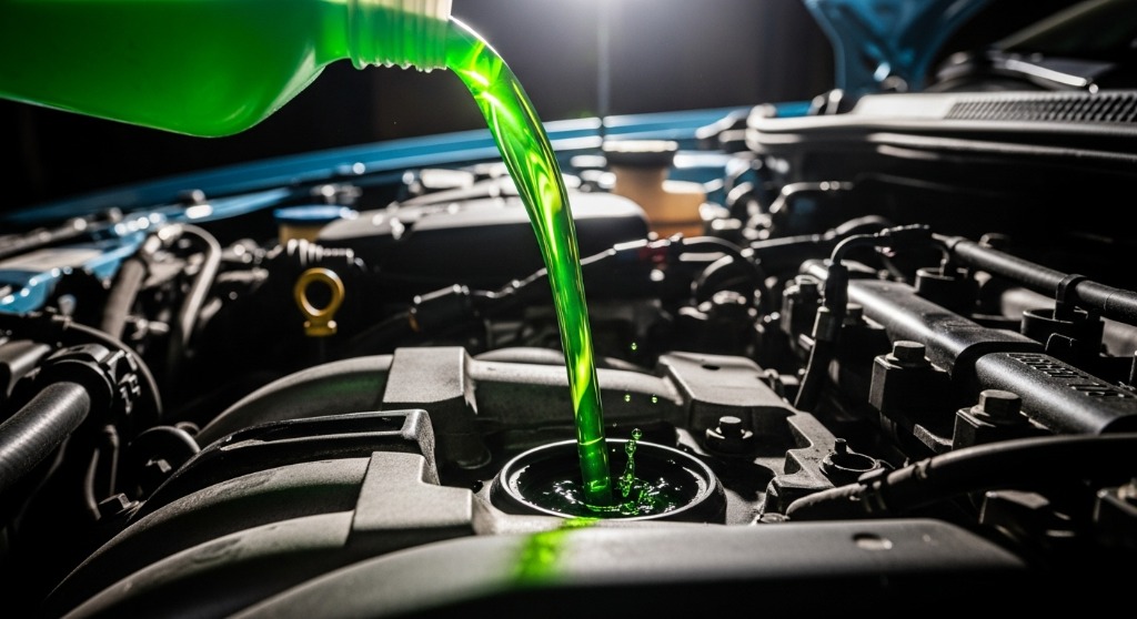Illustrazione Antigelo: l'errore di colore che ha distrutto 12.000 motori nel 2025